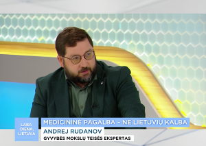 Rusų kalba nekonsultavusio gydytojo istoriją įvertinęs teisininkas: velnias slypi detalėse